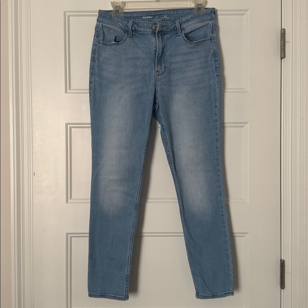 Old Navy Light Blue Super-Skinny Jeans